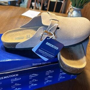 Birkenstock Boston Suede Clog